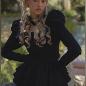 Selkie Boleyn Caviar Top